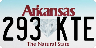 AR license plate 293KTE