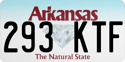 AR license plate 293KTF