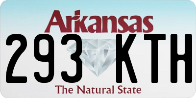 AR license plate 293KTH