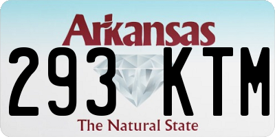AR license plate 293KTM