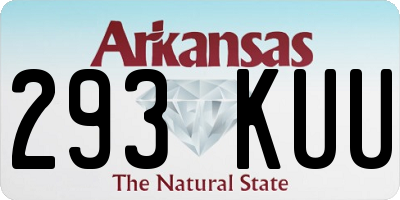 AR license plate 293KUU