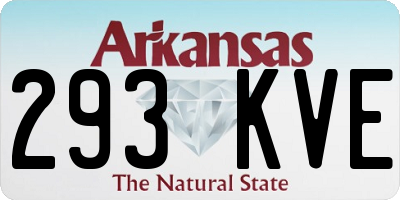 AR license plate 293KVE