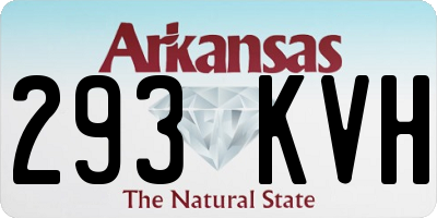 AR license plate 293KVH