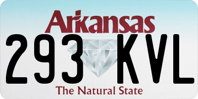 AR license plate 293KVL