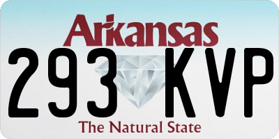 AR license plate 293KVP