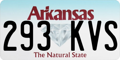 AR license plate 293KVS