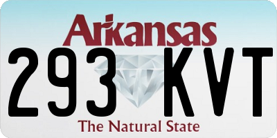 AR license plate 293KVT