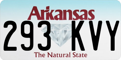 AR license plate 293KVY