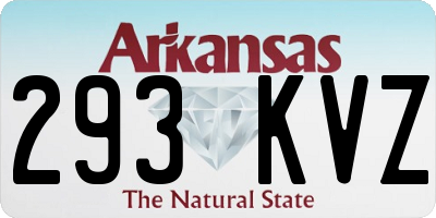 AR license plate 293KVZ