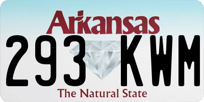 AR license plate 293KWM