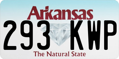 AR license plate 293KWP