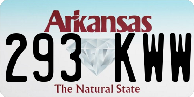 AR license plate 293KWW