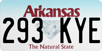 AR license plate 293KYE