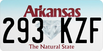 AR license plate 293KZF