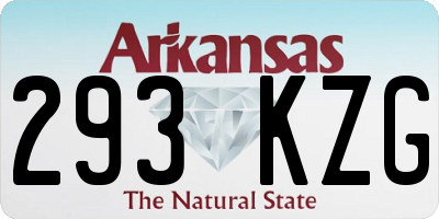 AR license plate 293KZG