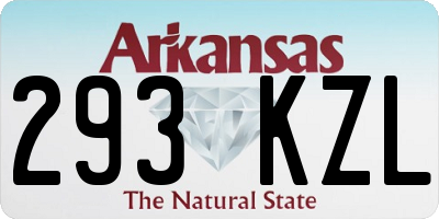 AR license plate 293KZL