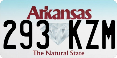 AR license plate 293KZM