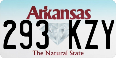 AR license plate 293KZY