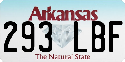 AR license plate 293LBF