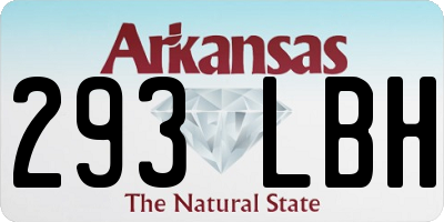 AR license plate 293LBH