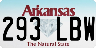 AR license plate 293LBW