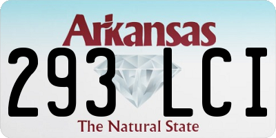 AR license plate 293LCI