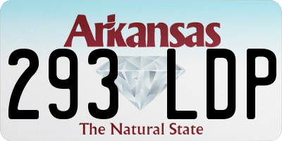 AR license plate 293LDP