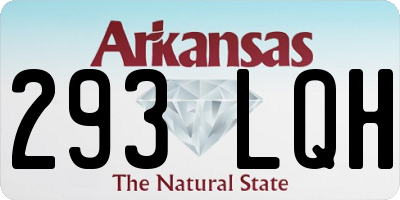AR license plate 293LQH