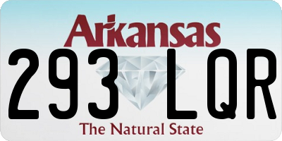 AR license plate 293LQR