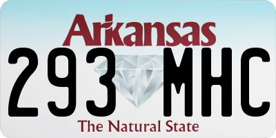 AR license plate 293MHC