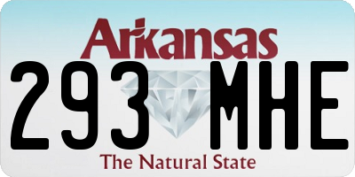 AR license plate 293MHE