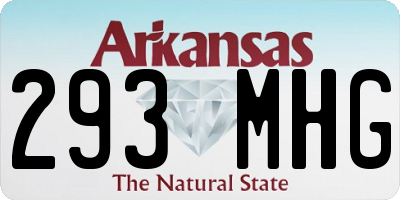 AR license plate 293MHG