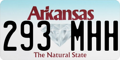 AR license plate 293MHH