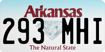 AR license plate 293MHI