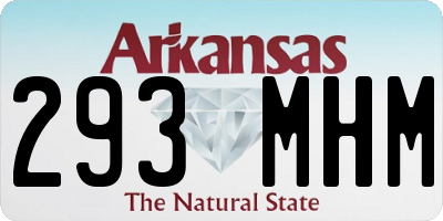 AR license plate 293MHM