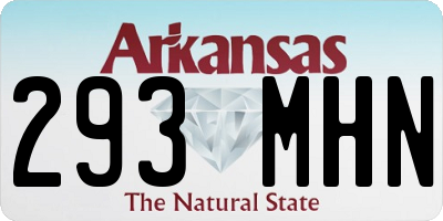AR license plate 293MHN