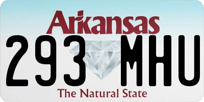 AR license plate 293MHU