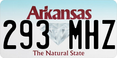 AR license plate 293MHZ