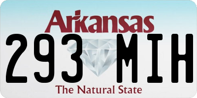 AR license plate 293MIH