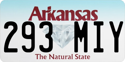 AR license plate 293MIY
