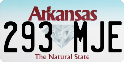 AR license plate 293MJE
