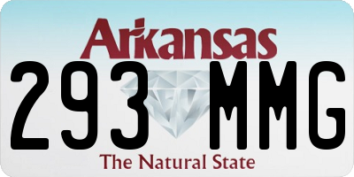 AR license plate 293MMG