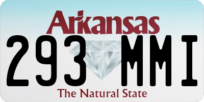 AR license plate 293MMI