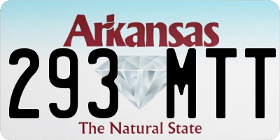 AR license plate 293MTT