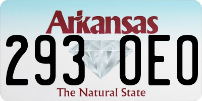 AR license plate 293OEO