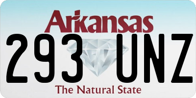 AR license plate 293UNZ