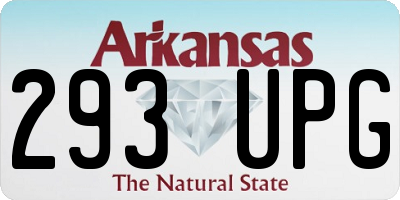 AR license plate 293UPG