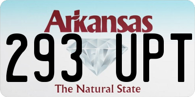 AR license plate 293UPT