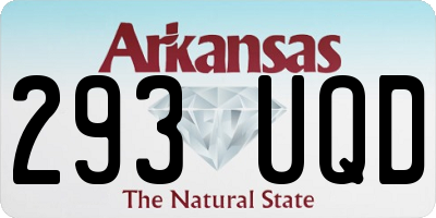 AR license plate 293UQD