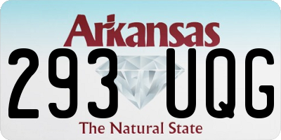 AR license plate 293UQG